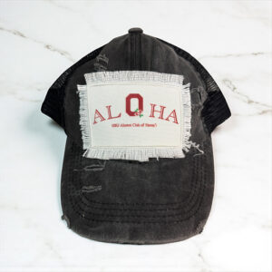 Aloha Mesh back women's ponytail hat